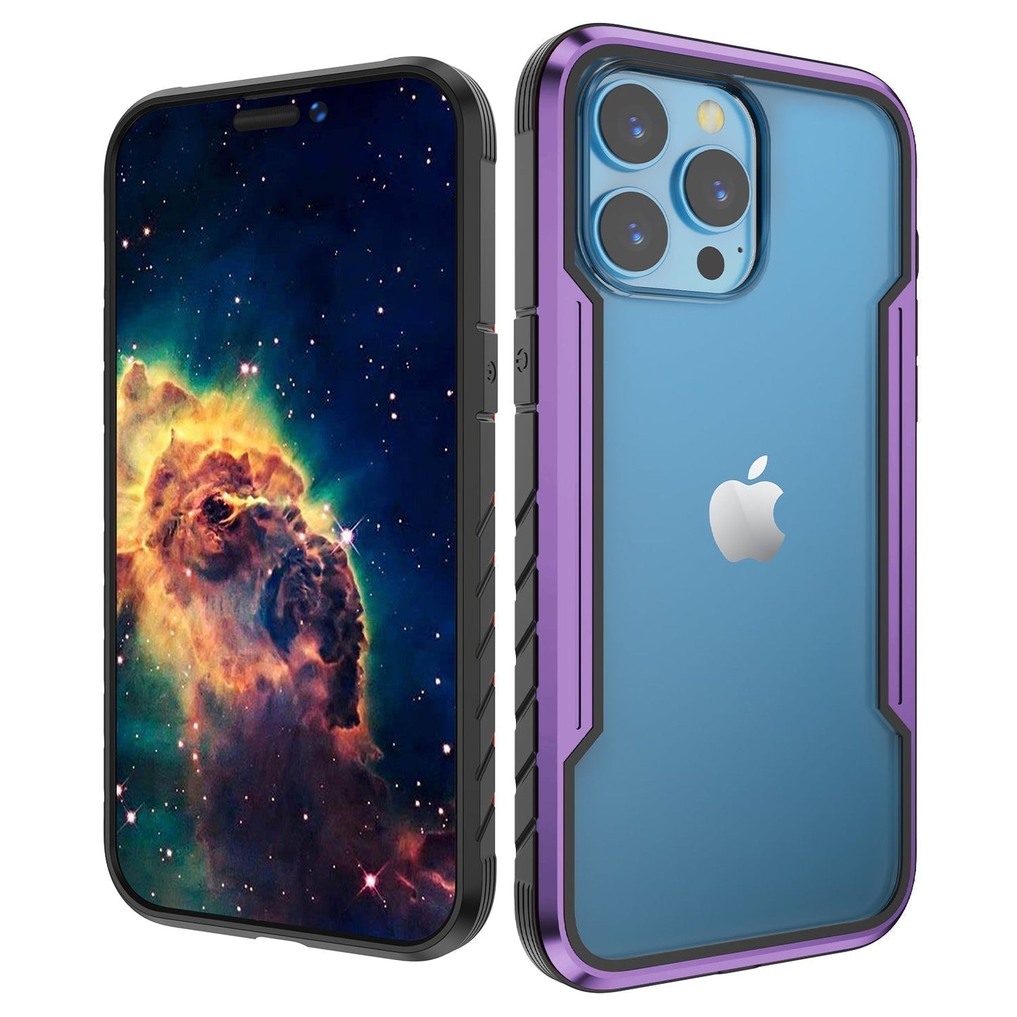 iPhone 12, 13, 14 & 15 Series Case - Defence Shield Metal Cover, Military Grade Protection