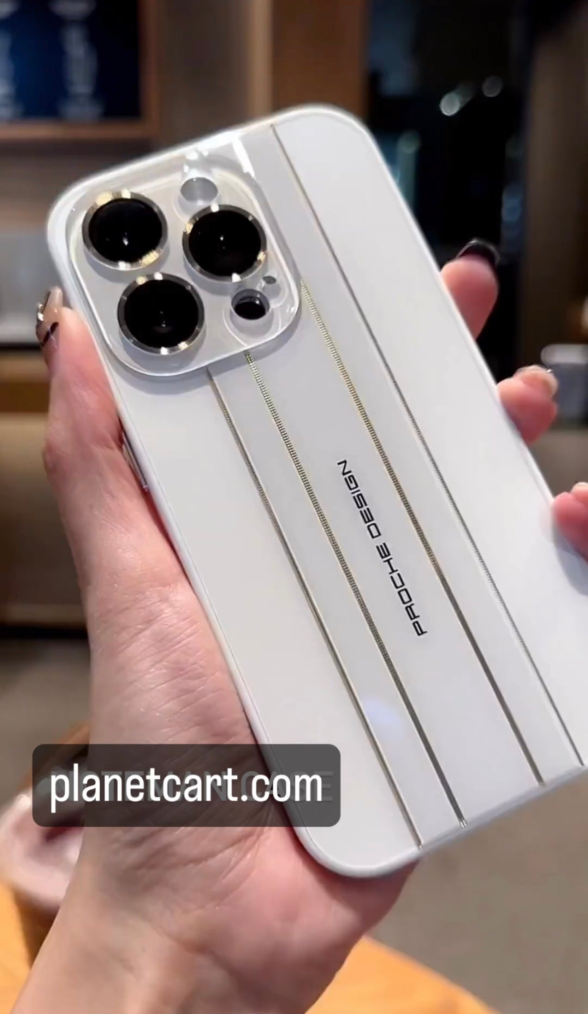 Porsche Glass Case For iPhone 11, 12, 13, 14, 15 Series