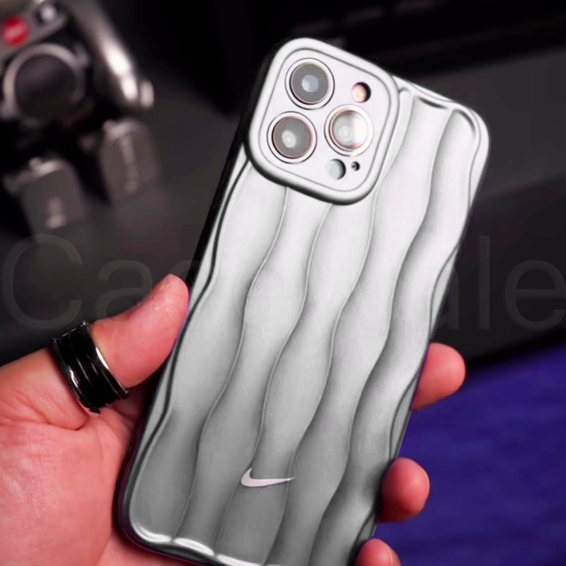 iPhone 11, 12, 13, 14, 15 Series Luxury Nike Edition Wave Pattern Case