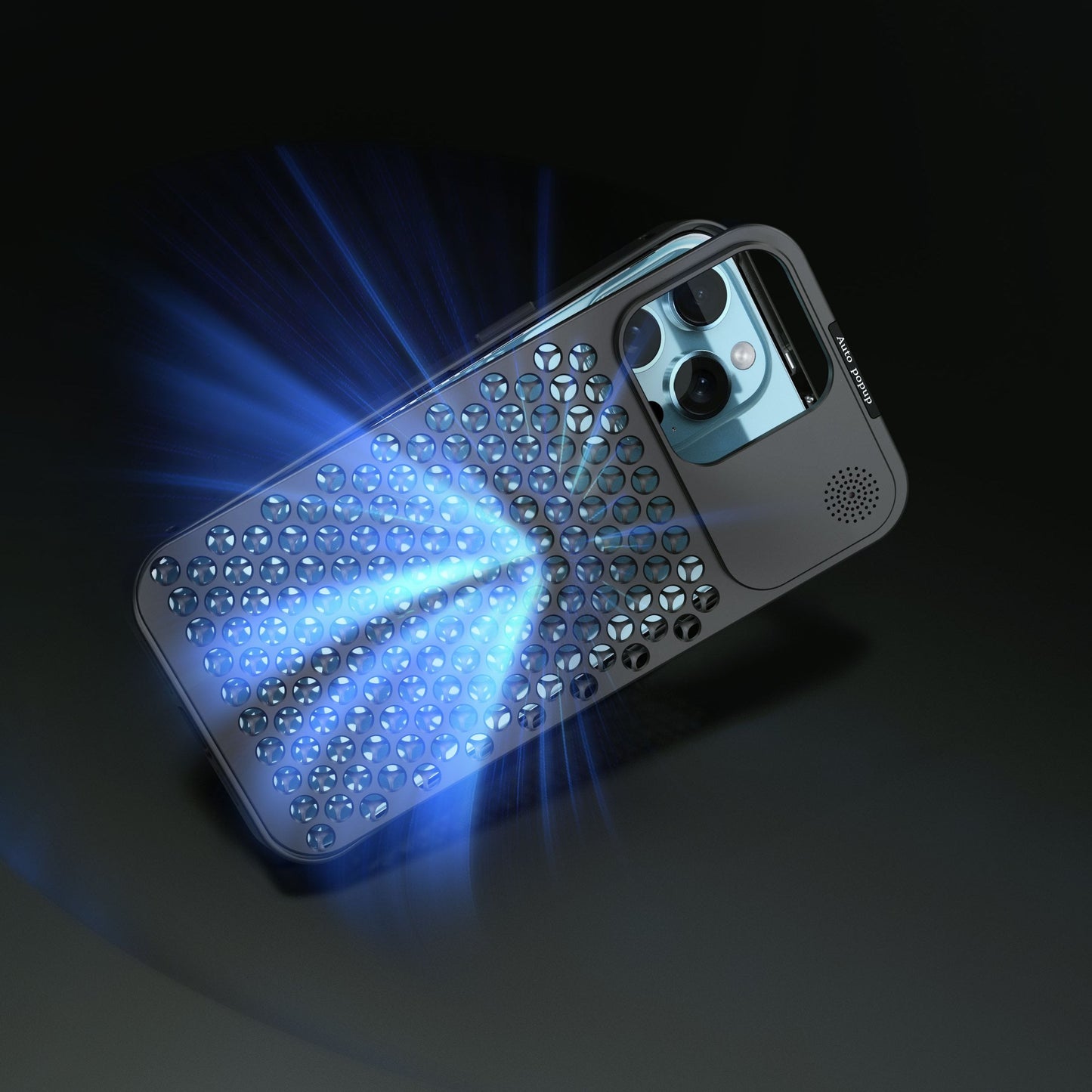 Metallic Hybrid Case - iPhone 11, 12, 13, 14, 15 Series Cover