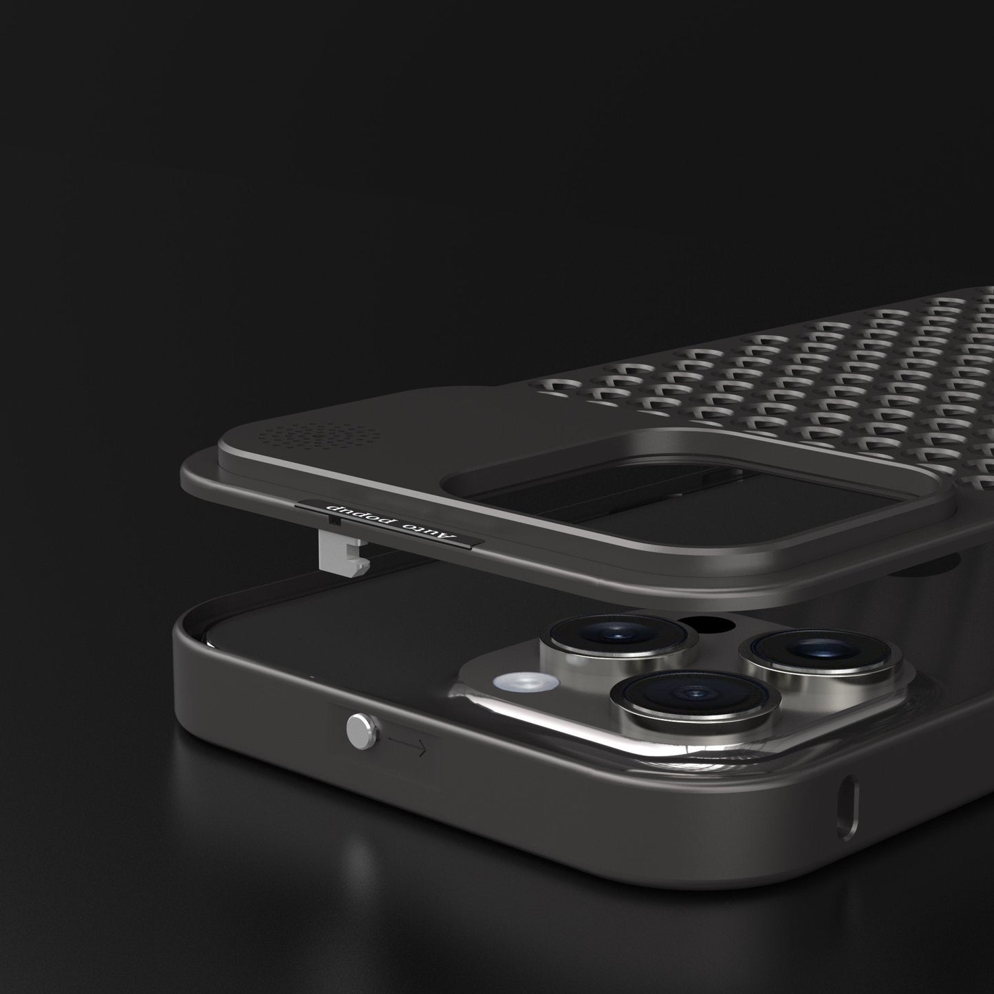 Metallic Hybrid Case - iPhone 11, 12, 13, 14, 15 Series Cover