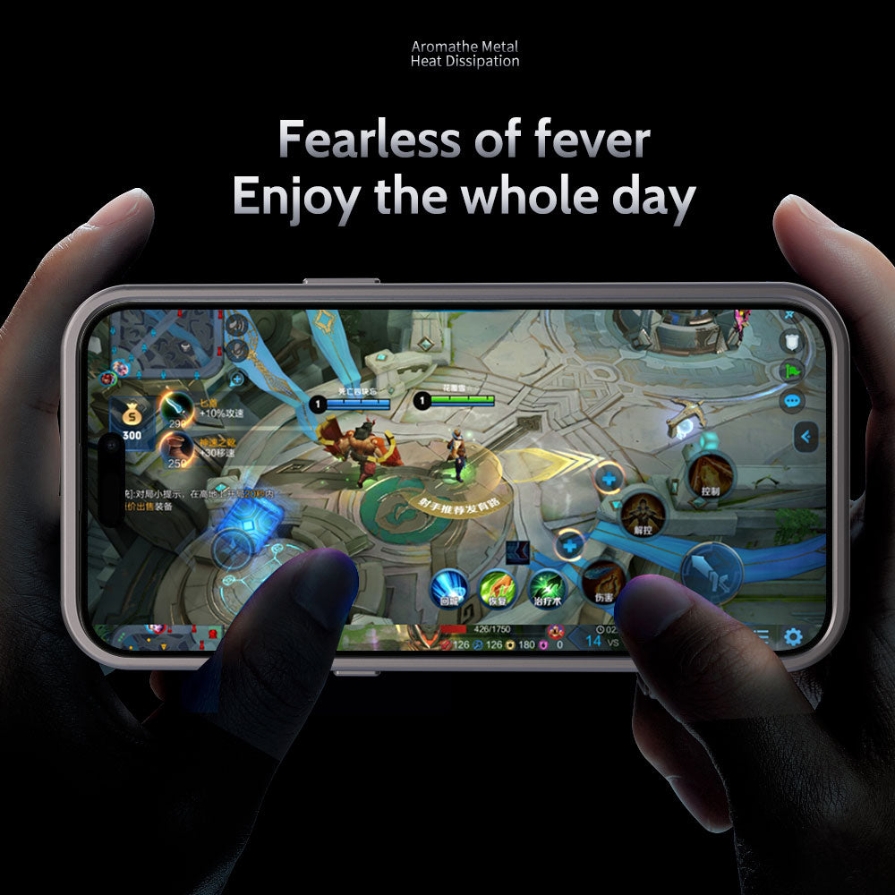 Metallic Hybrid Case - iPhone 11, 12, 13, 14, 15 Series Cover