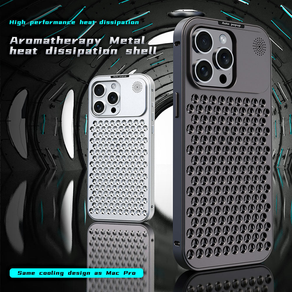 Metallic Hybrid Case - iPhone 11, 12, 13, 14, 15 Series Cover