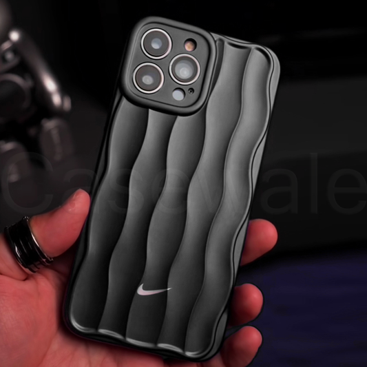 iPhone 11, 12, 13, 14, 15 Series Luxury Nike Edition Wave Pattern Case