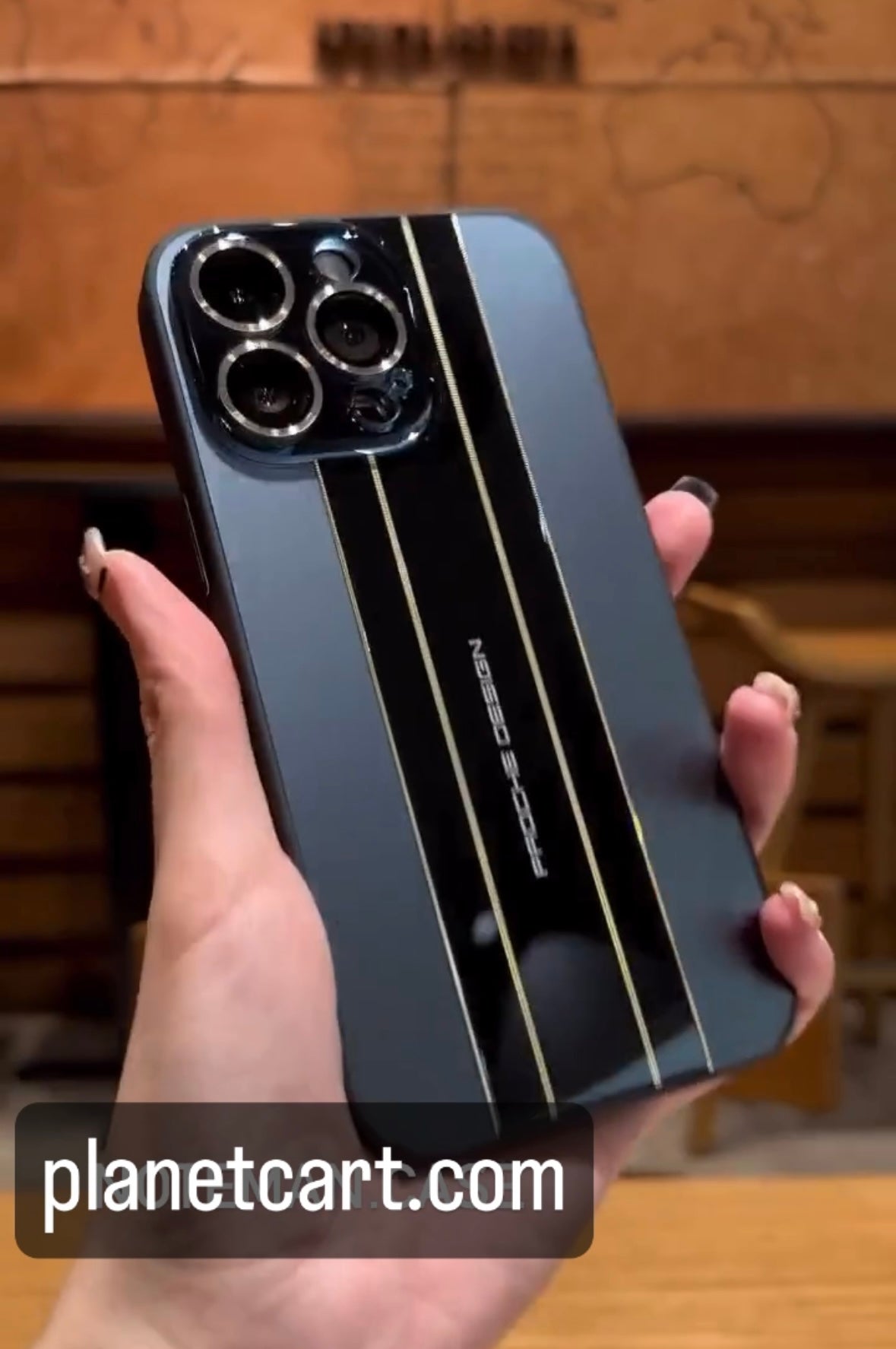 Porsche Glass Case For iPhone 11, 12, 13, 14, 15 Series