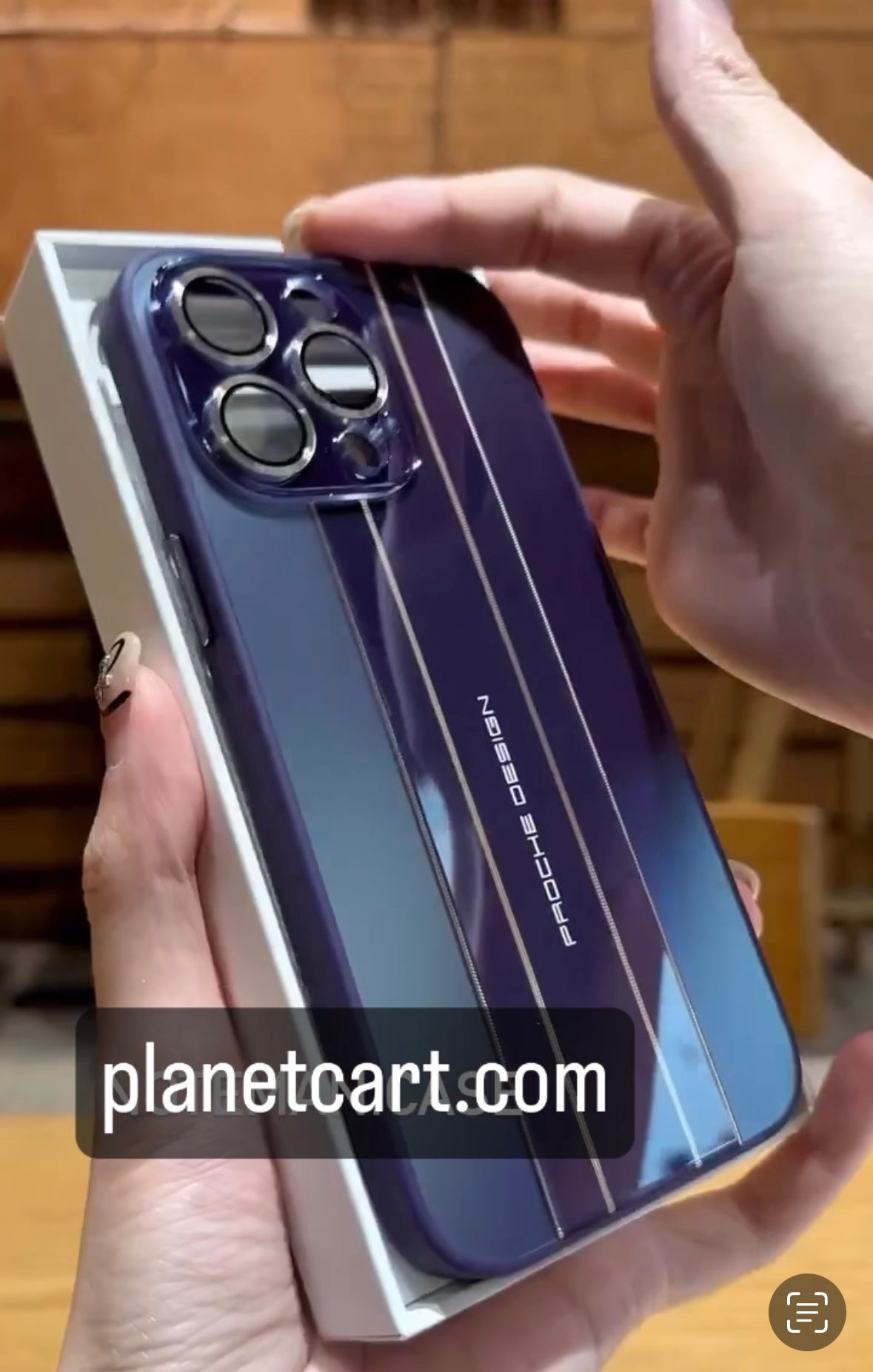 Porsche Glass Case For iPhone 11, 12, 13, 14, 15 Series