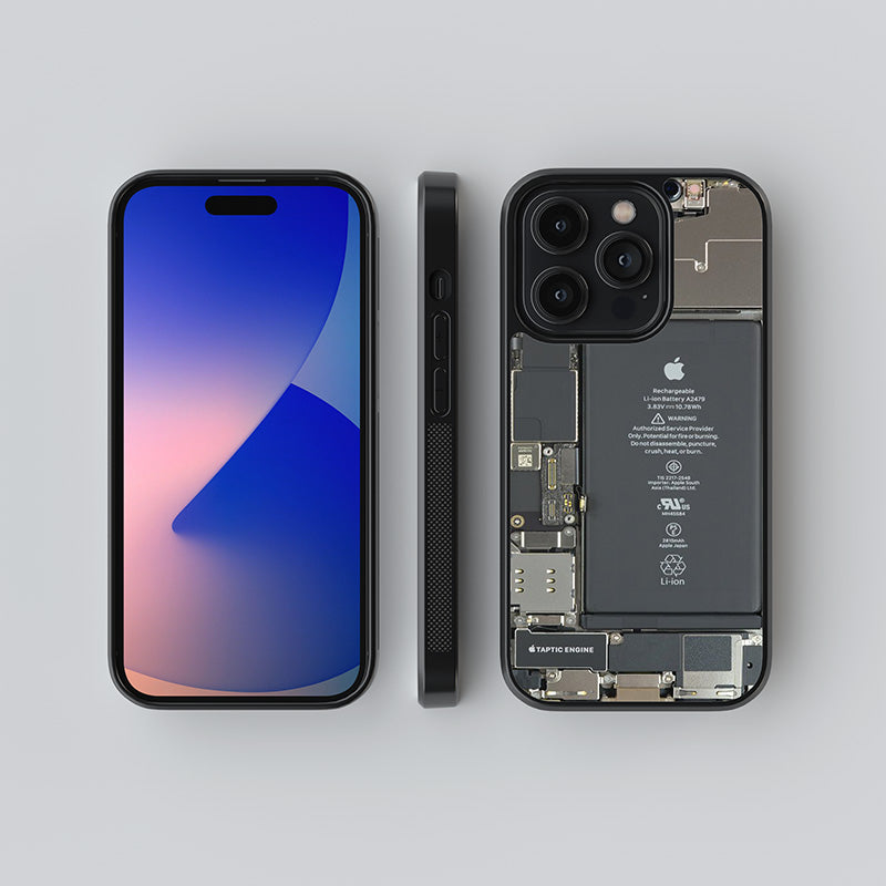 Phone Circuit Teardown Glass Case