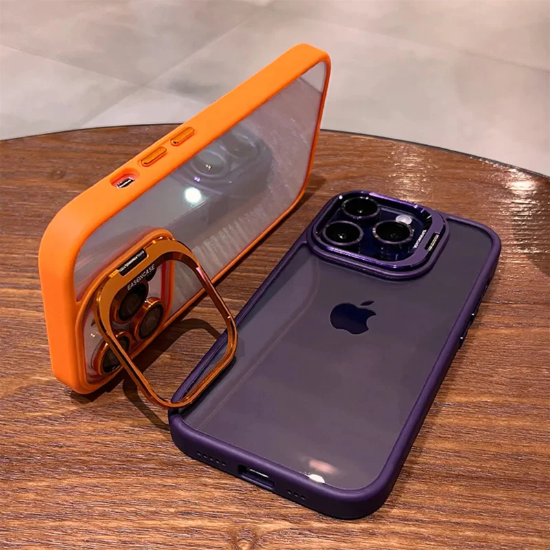 Eason Colorful Camera Kickstand Phone Case For iPhone 11, 12, 13, 14, 15 Series