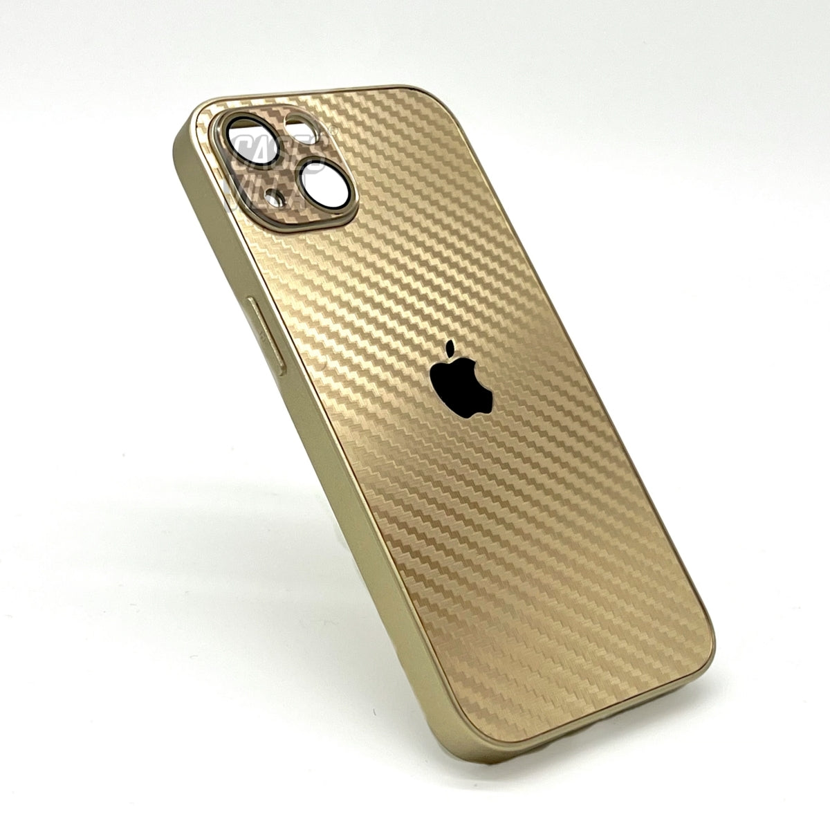 iPhone 11, 12, 13, 14, 15 Series: New Carbon Fiber Pattern Case AG Glass Cover with Camera Lens Protection