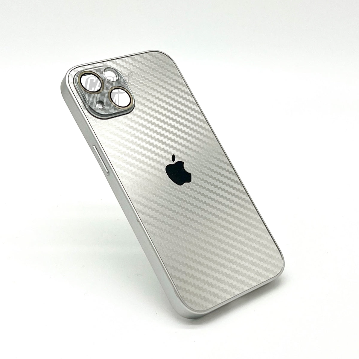 iPhone 11, 12, 13, 14, 15 Series: New Carbon Fiber Pattern Case AG Glass Cover with Camera Lens Protection