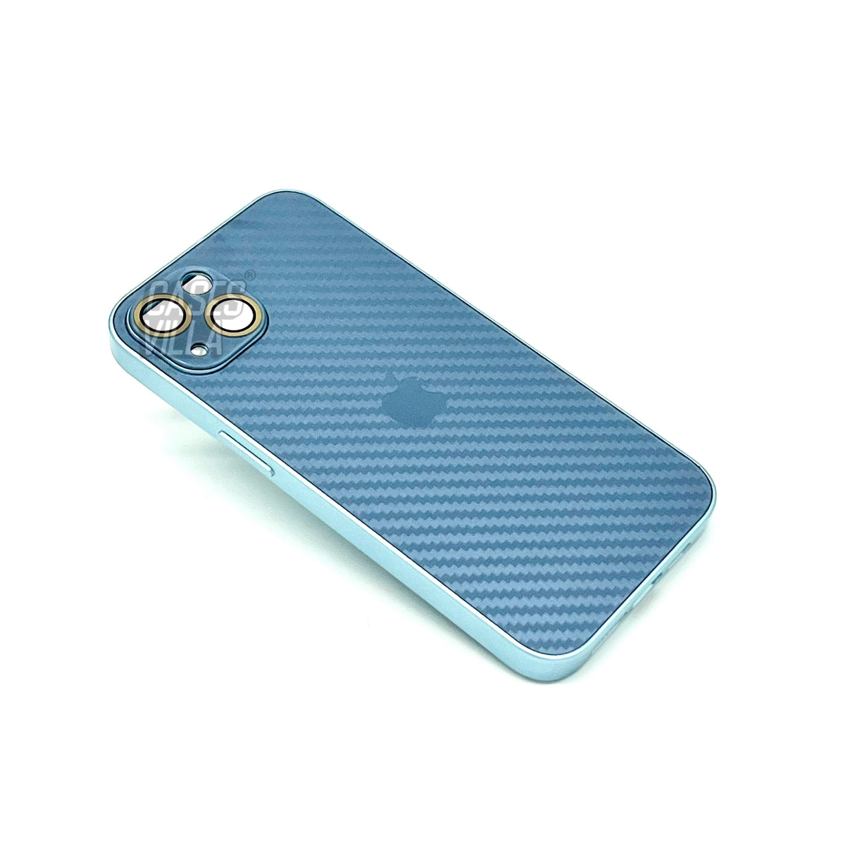 iPhone 11, 12, 13, 14, 15 Series: New Carbon Fiber Pattern Case AG Glass Cover with Camera Lens Protection