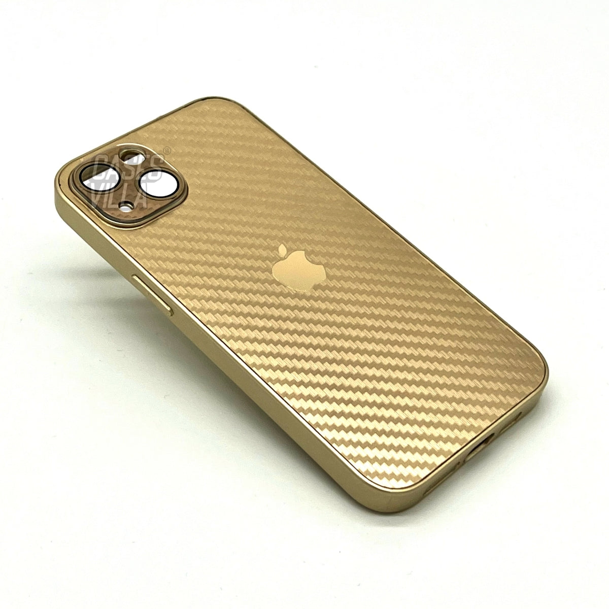 iPhone 11, 12, 13, 14, 15 Series: New Carbon Fiber Pattern Case AG Glass Cover with Camera Lens Protection