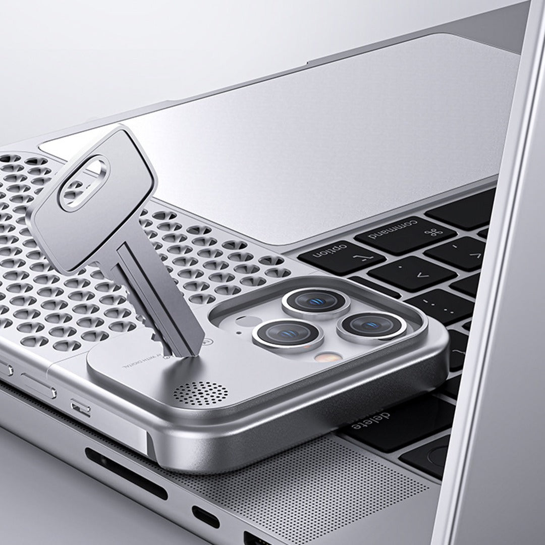 iPhone 11, 12, 13, 14, 15 Series Metallic Hybrid Case - iPhone