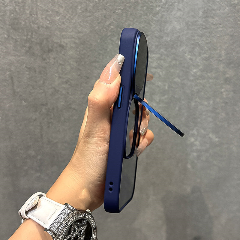 Sunglasses lens cover invisible bracket high permeability phone case for Apple