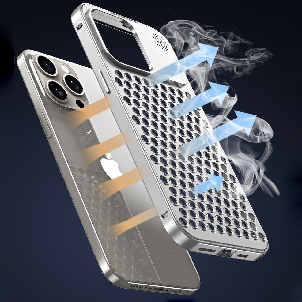 Metallic Hybrid Case - iPhone 11, 12, 13, 14, 15 Series Cover