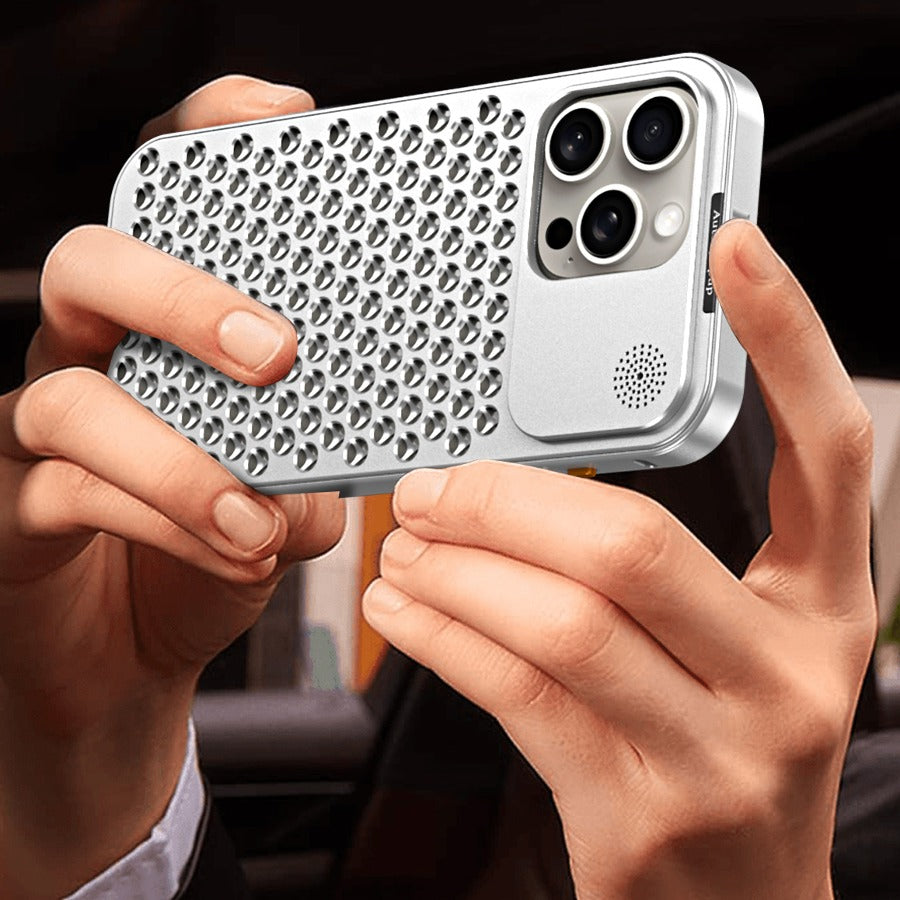 Metallic Hybrid Case - iPhone 11, 12, 13, 14, 15 Series Cover