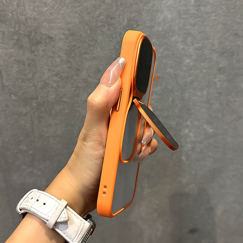 Sunglasses lens cover invisible bracket high permeability phone case for Apple