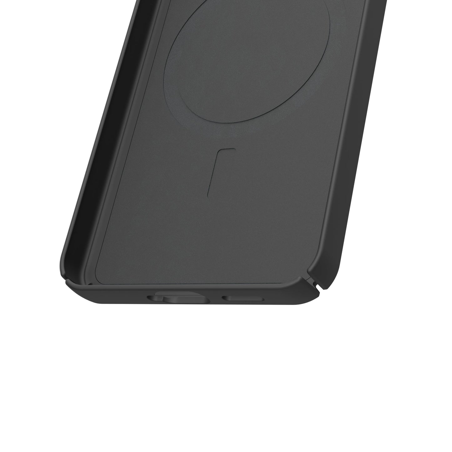 I-Phone Series 11, 12, 13, 14, 15 Case Compatible Black Phone Case - Super Thin