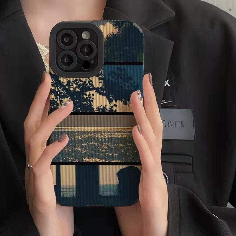 Beautiful Landscape Cute Phone Case for iPhone 11, 12, 13, 14 Pro Max, and 14 Plus