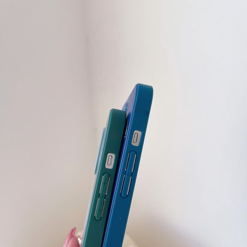 Bumper Print Space Soft Cute Phone Cases for iPhone 6 6s 7 8 Plus X Xs XR 11 12 13 Pro Max