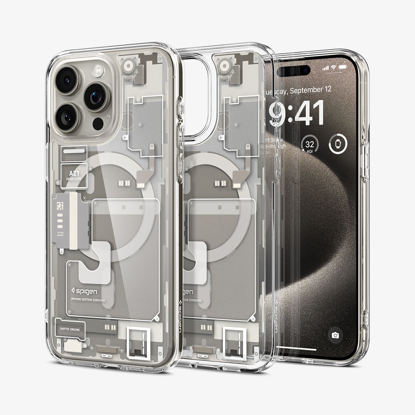 I-Phone Series 11, 12, 13, 14, 15 Case - Ultra Hybrid Zero One (MagFit)