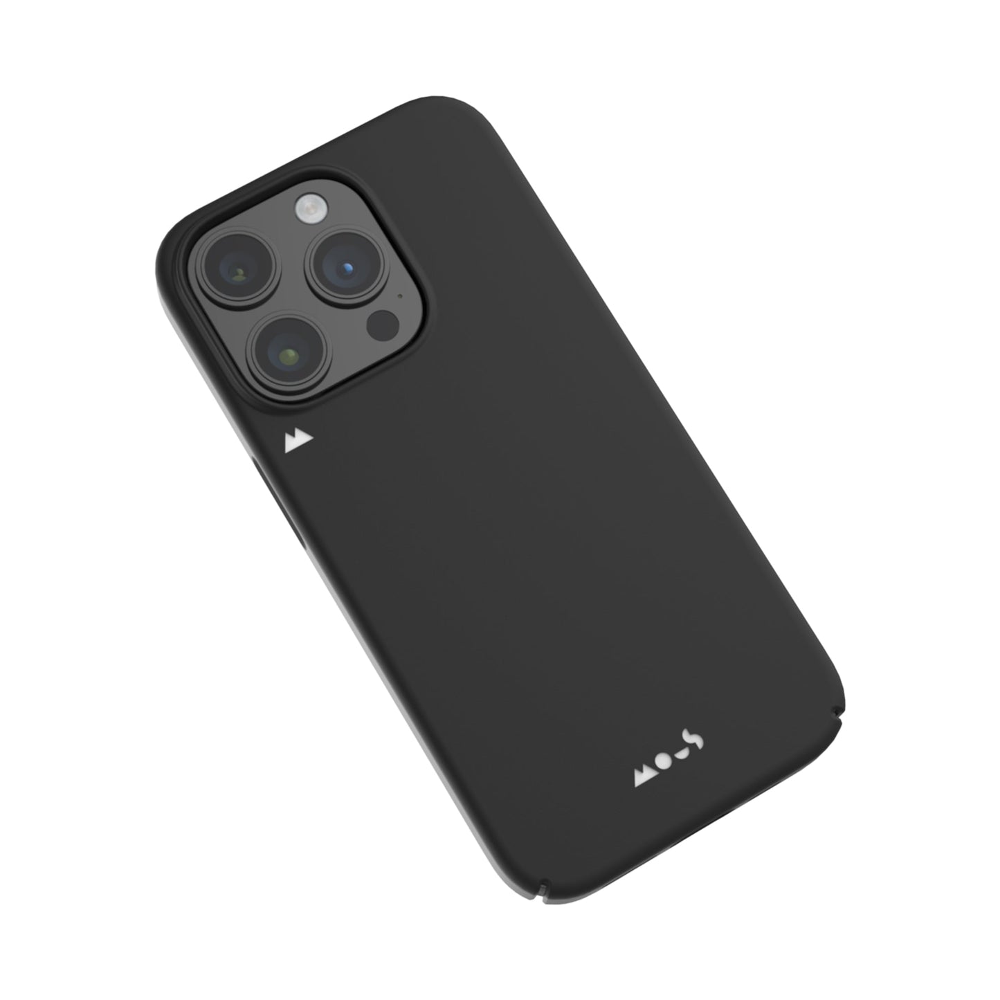 I-Phone Series 11, 12, 13, 14, 15 Case Compatible Black Phone Case - Super Thin