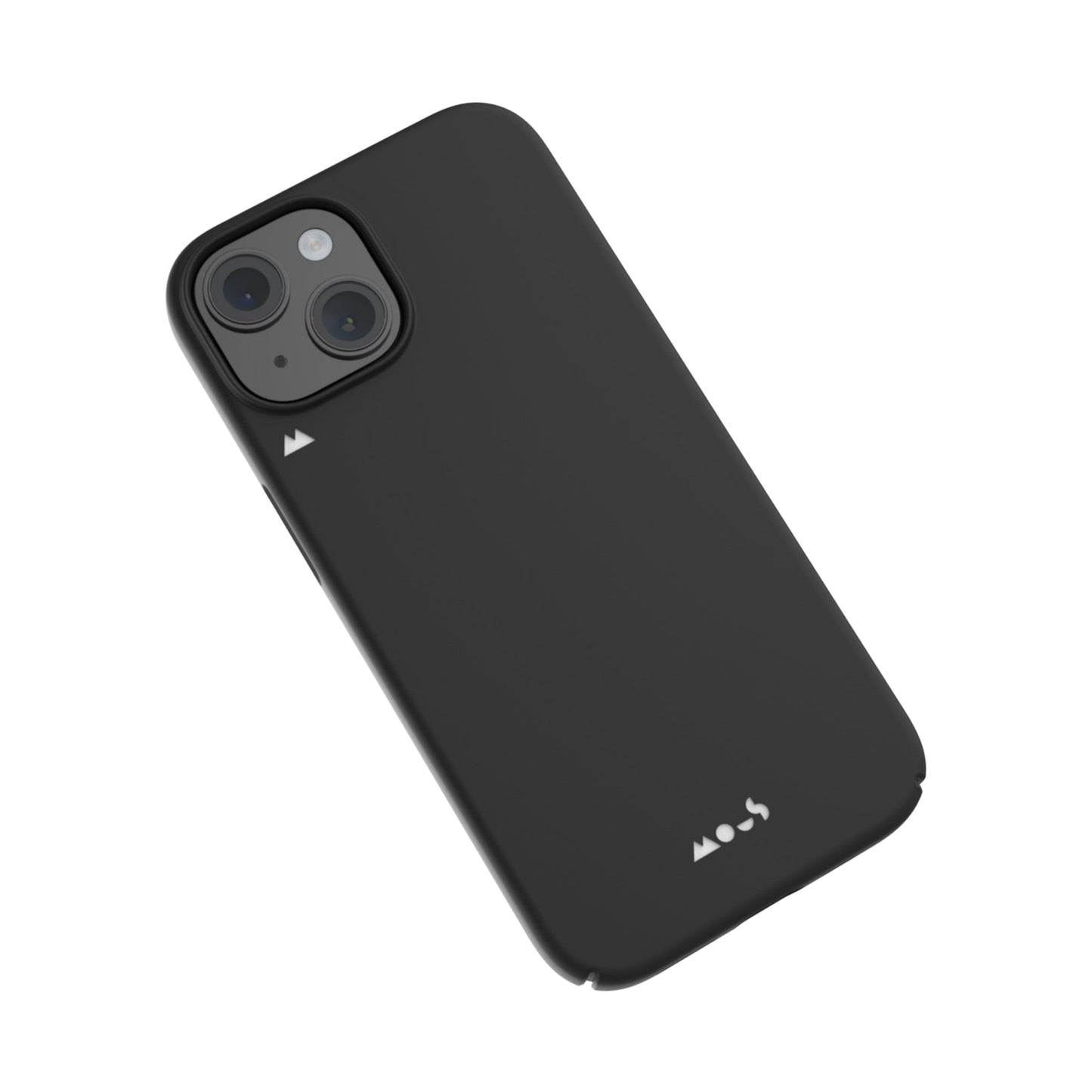 I-Phone Series 11, 12, 13, 14, 15 Case Compatible Black Phone Case - Super Thin