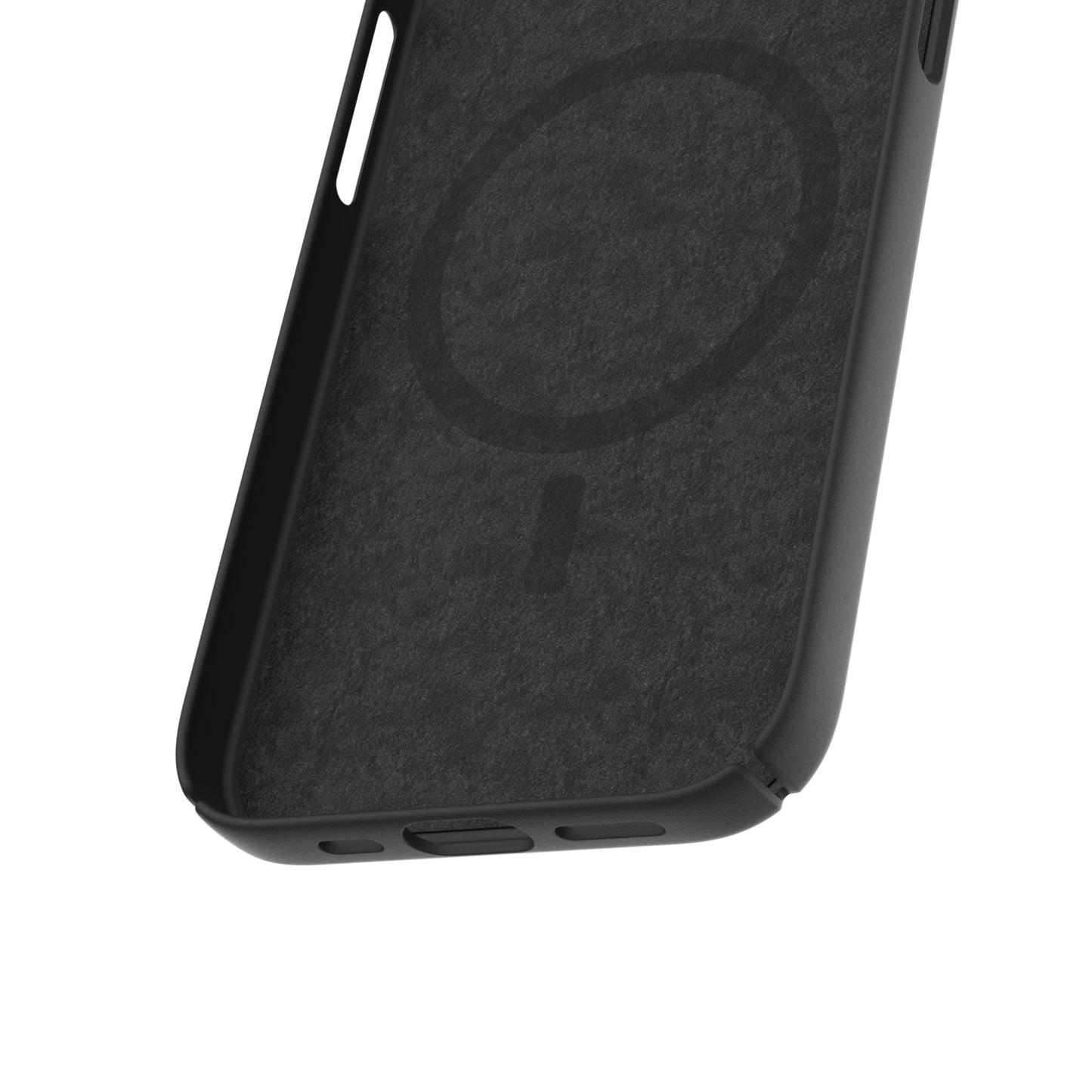 I-Phone Series 11, 12, 13, 14, 15 Case Compatible Black Phone Case - Super Thin