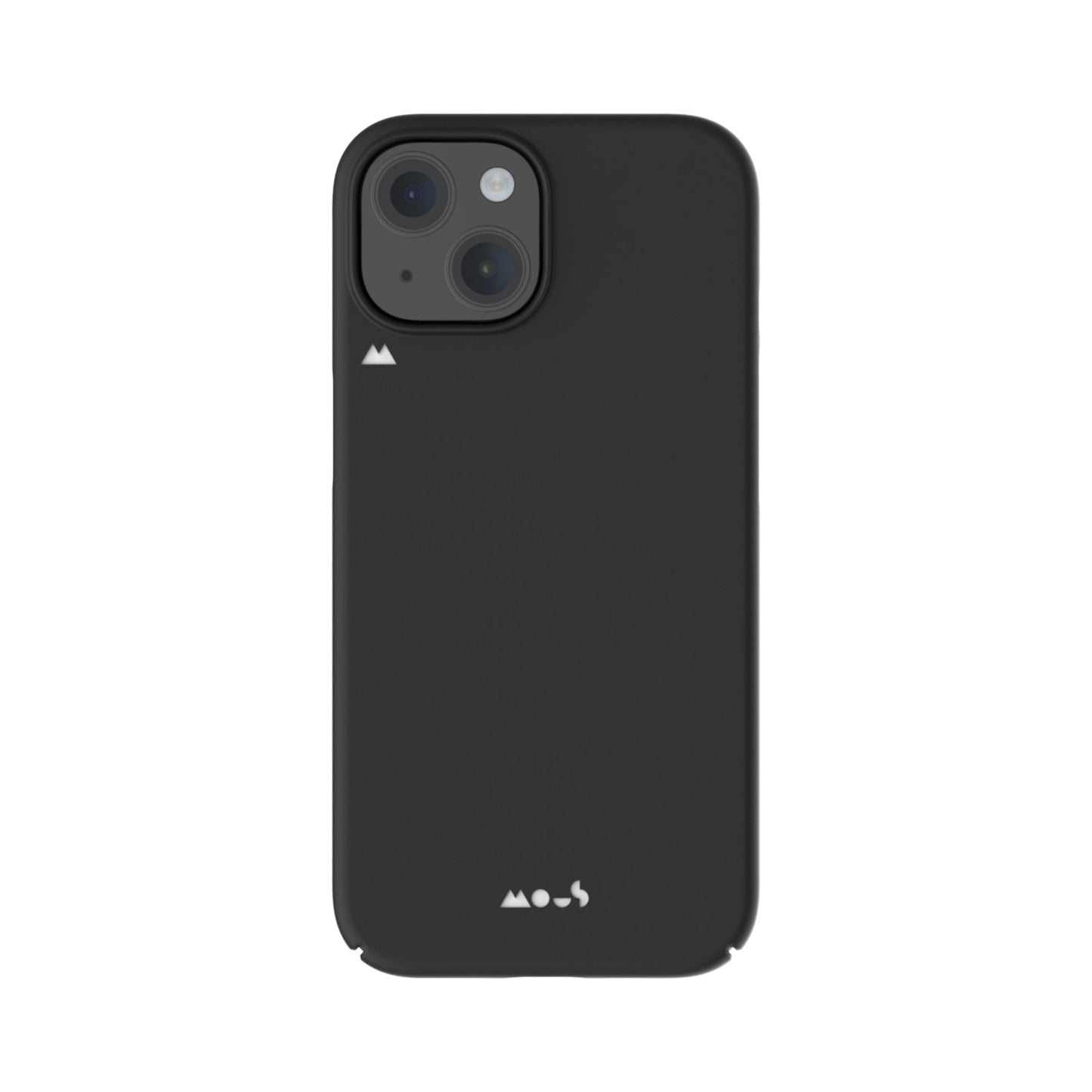 I-Phone Series 11, 12, 13, 14, 15 Case Compatible Black Phone Case - Super Thin