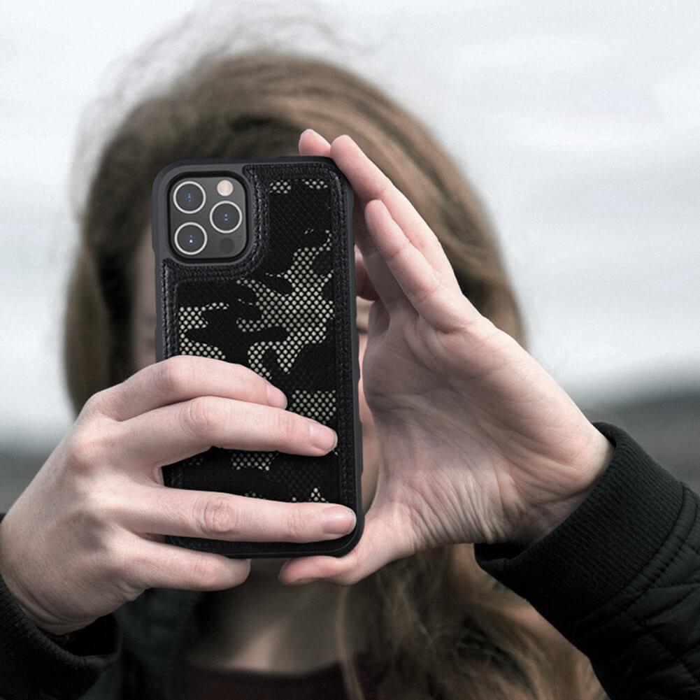 I-phone 11, 12, 13, 14, 15 Series Camouflage Pattern Cloth Case - iPhone