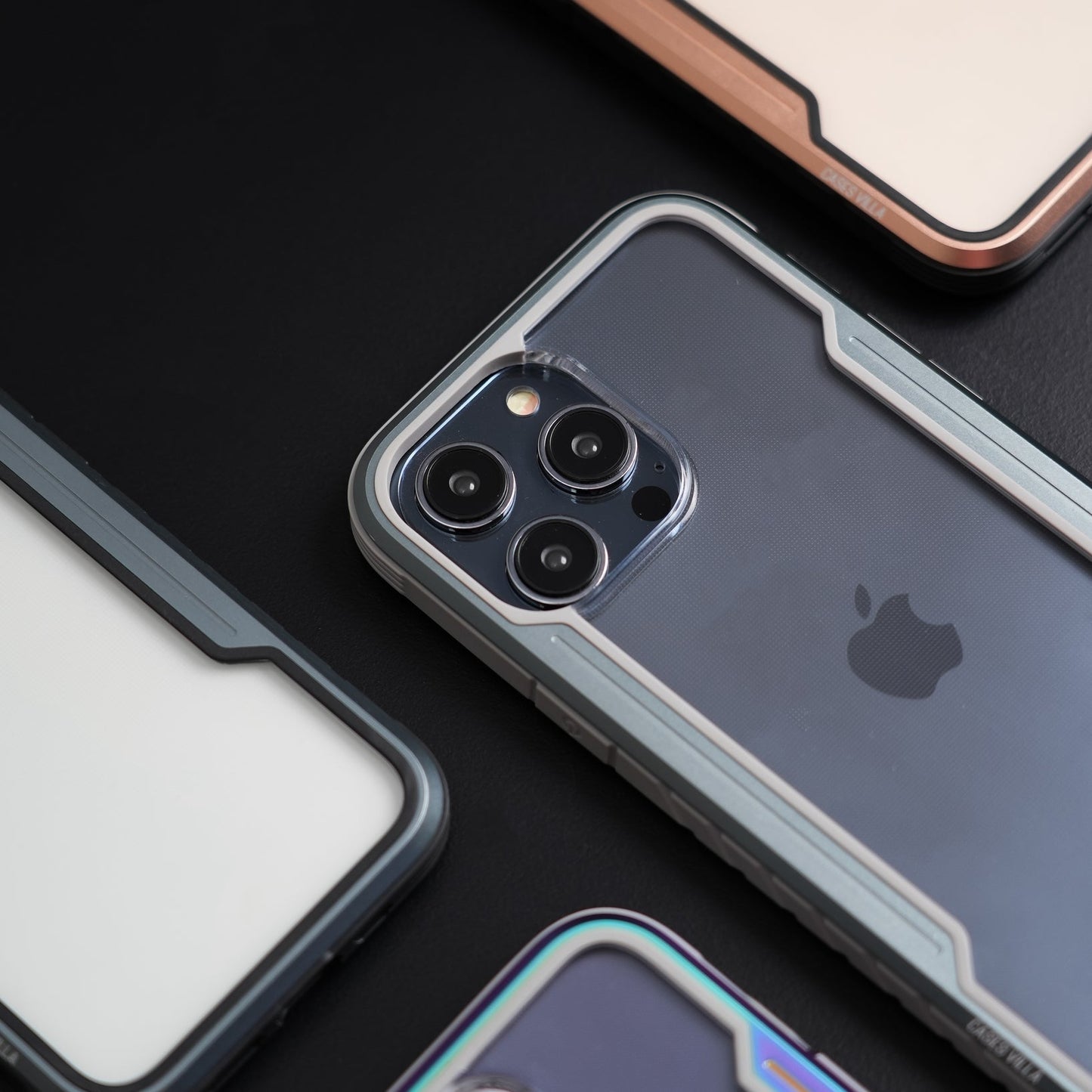 iPhone 12, 13, 14 & 15 Series Case - Defence Shield Metal Cover, Military Grade Protection