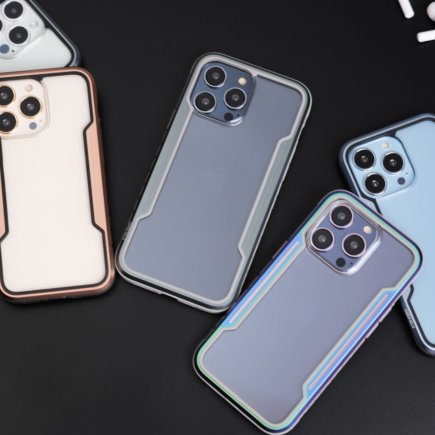 iPhone 12, 13, 14 & 15 Series Case - Defence Shield Metal Cover, Military Grade Protection