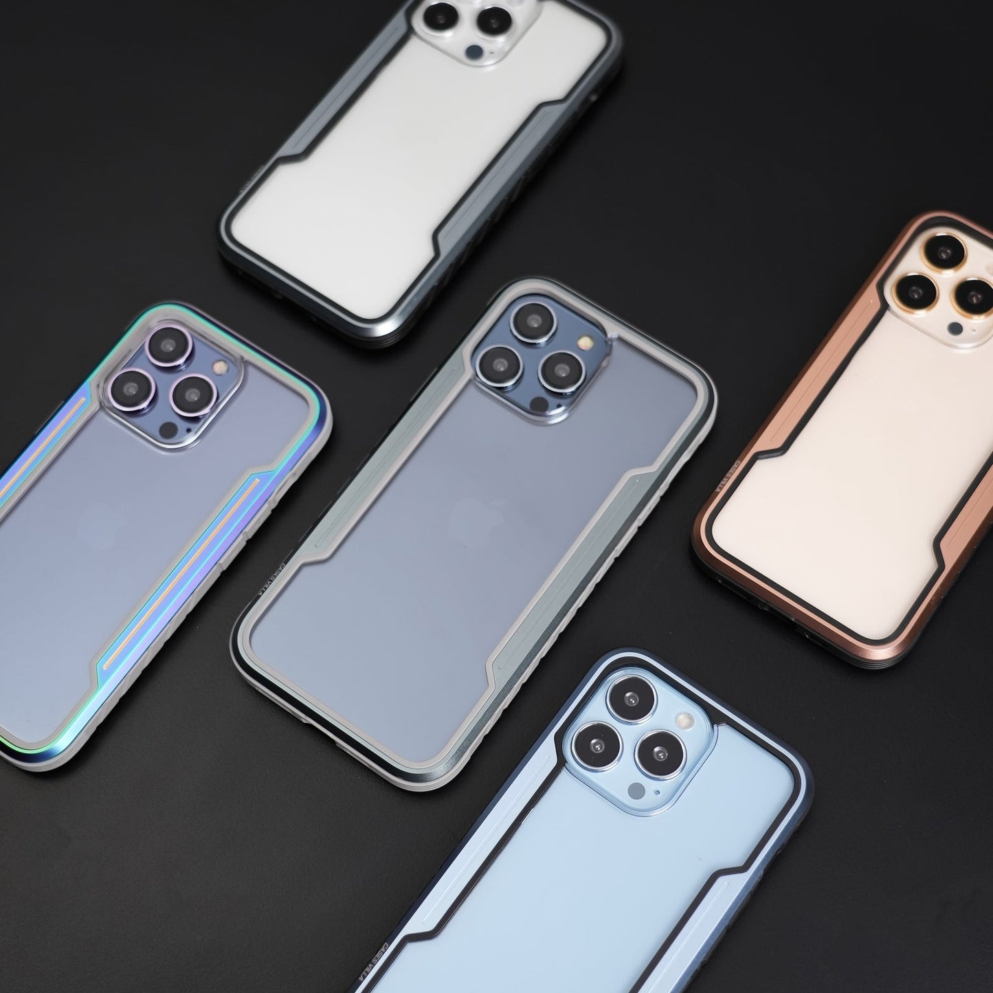 iPhone 12, 13, 14 & 15 Series Case - Defence Shield Metal Cover, Military Grade Protection