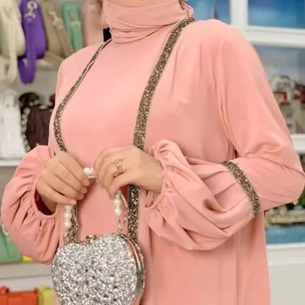 Serene Grace Modest Kaftan Abaya - Image 14